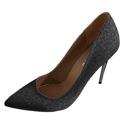 Damen Sandalen High Heels Abendschuhe Bequeme Trachtenschuhe Büro- Pumps Breite Füße Schuhe Bequem Perfekt für Hochzeiten und Partys von Generisch
