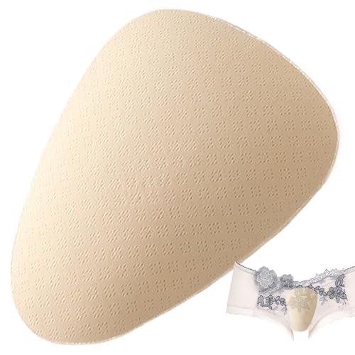 Damen-Schrittpolster, atmungsaktives Einsatzpolster, Nylon, Anti-Awkward-Slipeinlagen, gut formender Badeanzug, privates Kissen für Kleider, Badeanzüge und Bikini, 14,5 x 10,5 x 1,5 cm von Generisch
