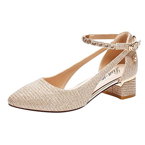 Damen Schuhe Elegant Pumps Riemchen Stöckelschuhe Slipper Und Bequem Sommer Frühling Damenschuhe High Heels Blockabsatz Flats Weite Abendschuhe Für Breite Füße Damen Schuhe Elegant Pumps Riemchen Stöckelschuhe Slipper Und Bequem Sommer Frühling Damenschuhe High Heels Blockabsatz Flats Weite Abendschuhe Für Breite Füße von Generisch