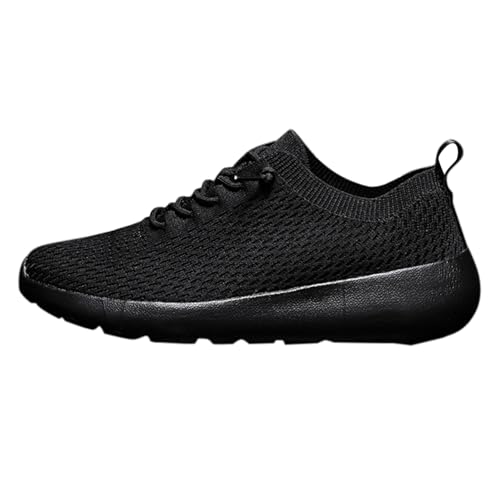 Damen Schuhe Elegant Und Bequem Sneaker, Running Shoes Damen Mesh Freizeitschuhe rutschfeste Sneakers Schnürer Turnschuhe Atmungsaktiv Laufschuhe Vegan Sportschuhe Sportlich Stoffschuhe von Generisch