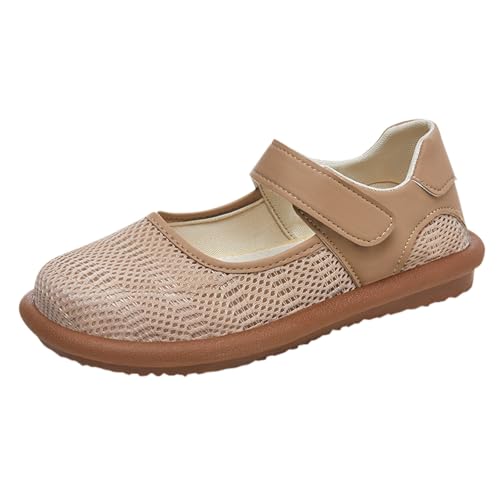 Damen Schuhe Sneakers Schnallenriemen Freizeitschuhe Weichen Bequem Walkingschuhe Atmungsaktive Sommerschuhe Breite Füße Schlupfschuhe Sommer Ausflug Trekkingschuhe Stilvoll und Schön Damenschuhe von Generisch
