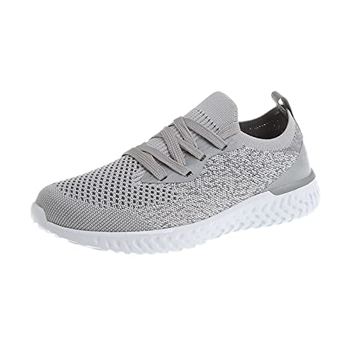 Damen Schuhe Sport Schnürschuhe Flying Schuhe Gewebt Running Wp Fashion Light Damen Internationalistische Frauen Sneaker, grau, 39 EU von Generisch