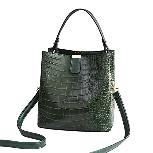 Damen-Schultertasche aus Leder, einfarbig, kleine Schultertasche für Herren, AG, Einheitsgröße von Generisch