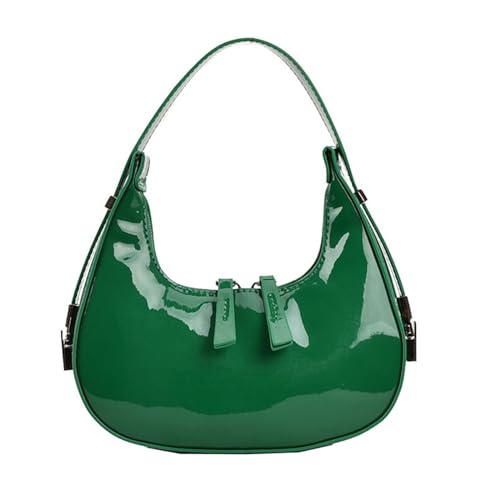 Damen Schultertaschen Mode Clutch Geldbörse Mond Handtaschen Handtaschen Obergriff Unterarmtasche Mode Clutch Geldbörsen Nylon Schultertasche, grün, Einheitsgröße von Generisch