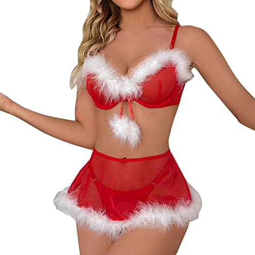 Damen Sexy Reizwäsche Weihnachten Kostüm Cosplay Dessous Sets Partykleid Weihnachtsfrau Kostüm Kleid Weihnachtskleider UnterwäSche Curvy Bodysuit Spitze Negligee Lingerie Damen Sexy Reizwäsche Weihnachten Kostüm Cosplay Dessous Sets Partykleid Weihnachtsfrau Kostüm Kleid Weihnachtskleider UnterwäSche Curvy Bodysuit Spitze Negligee Lingerie von Generisch