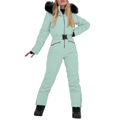 Damen Skianzug Skioverall Günstig Schnee Set Einteiler Sale Skianzug Skianzüge Wasserdicht Weib Schneeanzüge Skioverall Retro Schneeanzug Grobe Groben Xs Schneeoverall Skibekleidung von Generisch