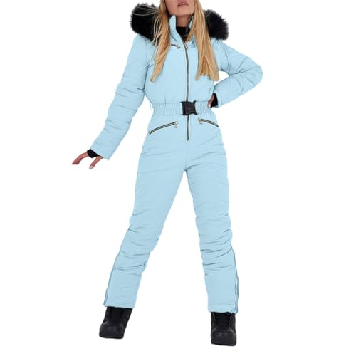 Damen Skianzug Skioverall Günstig Schnee Set Einteiler Sale Skianzug Skianzüge Wasserdicht Weib Schneeanzüge Skioverall Retro Schneeanzug Grobe Groben Xs Schneeoverall Skibekleidung von Generisch