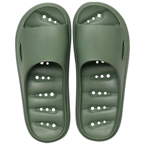 Damen Slippers, Badeschuhe Herren Wolke Schlappen Super Weich Badelatschen Rutschfest Hausschuhe Sommer Liebespaar Pantoffeln Badeschlappen Sommerschuhe Unisex Strandschuhe Komfort Barfussschuhe 1 von Generisch