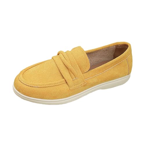 Damen Sneaker Bequem Sportschuhe Laufschuhe Slip On Turnschuhe Leicht Walkingschuhe Freizeit Outdoorschuhe Hallen- & Fitnessschuhe Atmungsaktive Mesh Wanderschuhe Ohne Schnürsenkel von Generisch