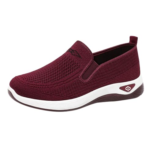 Damen Sneaker Leicht Turnschuhe Schuhe Mit Memory Foam Ultralight Sportschuhe Atmungsaktiv Trekkingschuhe Rutschfeste StraßEnlaufschuhe Outdoor Fitness Joggingschuhe Weichen Sohlen Walkingschuhe von Generisch