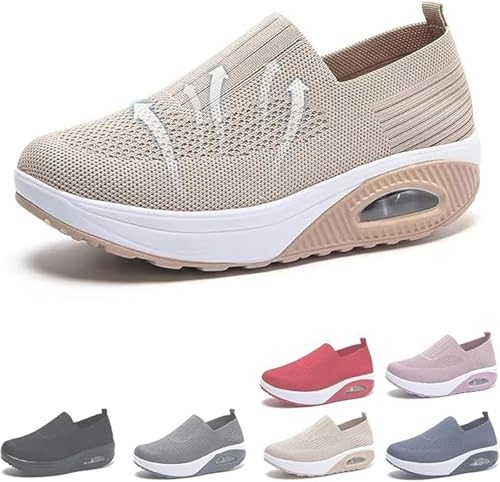 Damen-Sneaker mit weicher Sohle und rutschfester Fußgewölbeunterstützung, süße und bequeme Everwalks-Schuhe mit Stützfunktion von Generisch