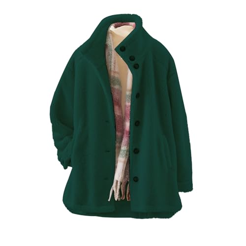 Damen Softshelljacke Wasserdicht Winterjacke Teddy Fleece Jacke Sherpa Wintermantel Warm Gefüttert Teddyjacke Herbstjacke Große Größen Winter Mantel Herbst Fleecejacke Winter Damen Mantel von Generisch