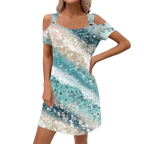 Damen Sommerkleider Kurz Leicht Und Luftig Boho Kleid Damen A Linie Cold Shoulder Sommerkleid Punkte Kurzarm Italienische Kleider Frauen Sommer Elegant Blumen Damenkleider mit Taschen Damen Sommerkleider Kurz Leicht Und Luftig Boho Kleid Damen A Linie Cold Shoulder Sommerkleid Punkte Kurzarm Italienische Kleider Frauen Sommer Elegant Blumen Damenkleider mit Taschen von Generisch