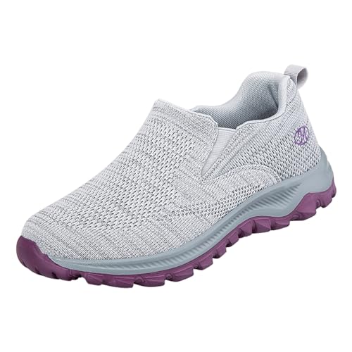 Damen Sportschuhe Barfußschuhe Leichte Mesh rutschfeste Freizeit Damenschuhe Outdoor Wander Plateau Casual Trainingsschuhe Wanderschuhe Memory-Schaum Leicht von Generisch