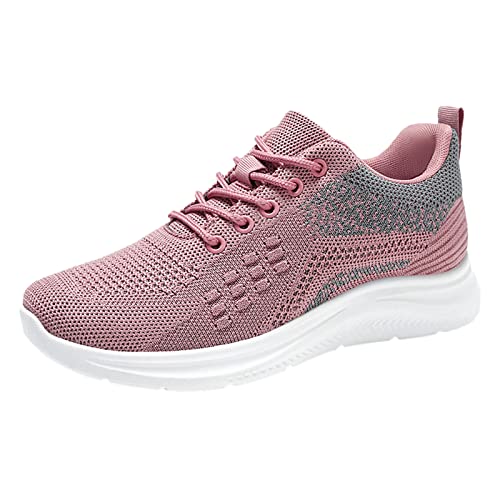 Damen Sportschuhe Orthopädische Schuhe Netz-Up-Sportschuhe Luftpolster Outdoor Wander Flach Trachtenschuhe Dirndl Trachten Oktoberfest von Generisch