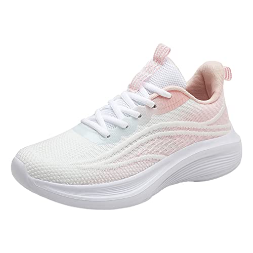 Damen Sportschuhe Schlupfschuhe Atmungsaktive Mesh Fussbett Memory Schaum Anti-Rutsch rutschfest Schuhe Hallenschuhe Freizeitschuhe Plateau Casual Trainingsschuhe Wanderschuhe Memory-Schaum Leicht von Generisch