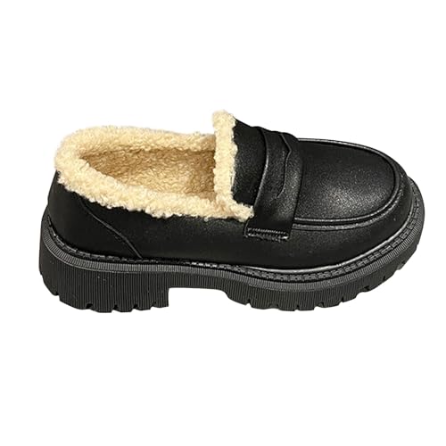 Damen Stiefeletten Winterstiefel Damen Gefüttert Winter Schuhe Outdoor Rutschfeste Weitschaft Warme Fleece Kurzstiefeletten Elastische Ergonomie Womens Boots von Generisch