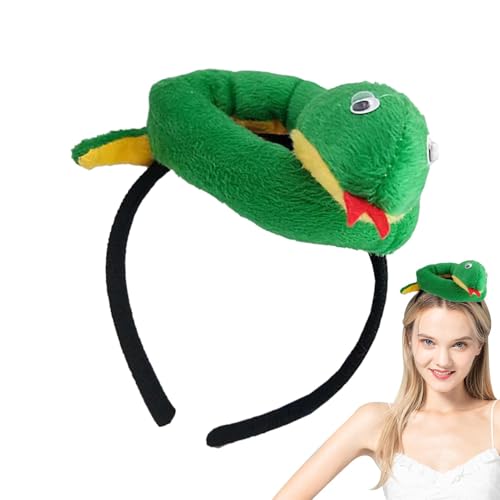 Damen Stirnbänder Mode,Schlangenhaar-Accessoires - Modische Schlangen-Kopfbedeckung, Schlangen-Haarbänder - Schöner Haarschmuck für Damen, Tier-Stirnband für Cosplay-Partys, Bühnenauftritte von Generisch
