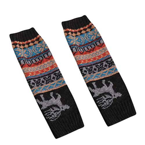 Damen Stulpen Bunt Beinwärmer Mädchen Legwarmers Crochet Thermo Beinstulpen Beinstulpen Lange/Kurz Socken Kawaii Herbst Ballettstulpen Winter Knöchelwärmer Solide Strümpfe Mit Stiefeln Tragbar von Generisch