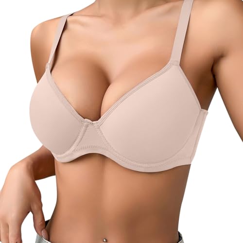 Damen Super Push Up BH mit Bügel Extrem Gepolstert Maximizer für Kleine Brüste Dirndl BH Super Push Up mit Licht Gepolstert Komfort Sexy von Generisch