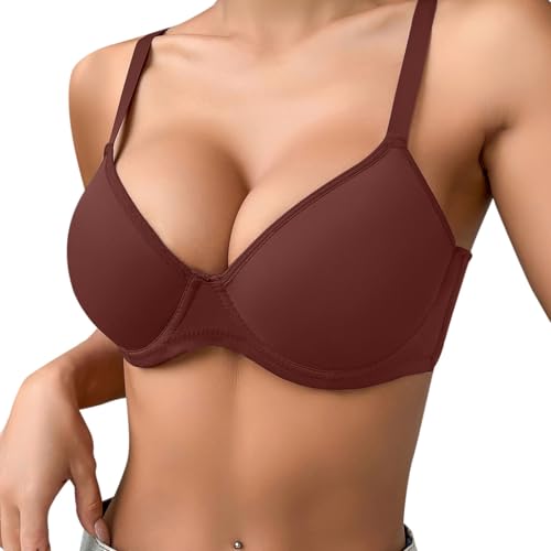 Damen Super Push Up BH mit Bügel Extrem Gepolstert Maximizer für Kleine Brüste von Generisch