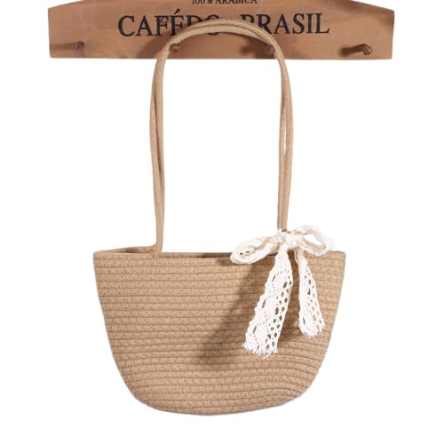 Damen Tote Spitze Strand tasche Stroh Umhängetasche Damen Handtaschen Solide Eimer offen Traval Messenger Taschen Sommer Strand taschen Damen Tote Spitze Strand tasche Stroh Umhängetasche Damen Handtaschen Solide Eimer offen Traval Messenger Taschen Sommer Strand taschen von Generisch