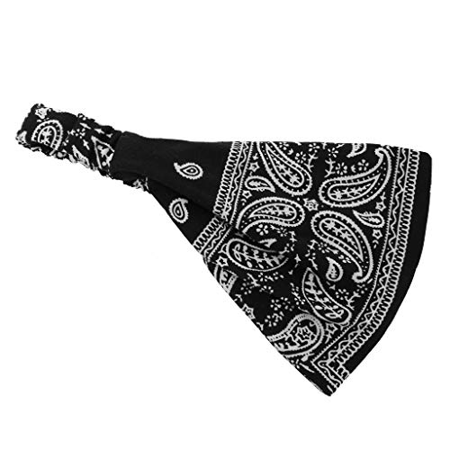 Damen Turban-Stirnband, trockenes Schweiß, Haarband, schnelles Cashew-Design, bedruckt, Sport-Stirnband, Stirnband, elastisch, Spa, funktional, nachhaltige Stirnbänder von Generisch