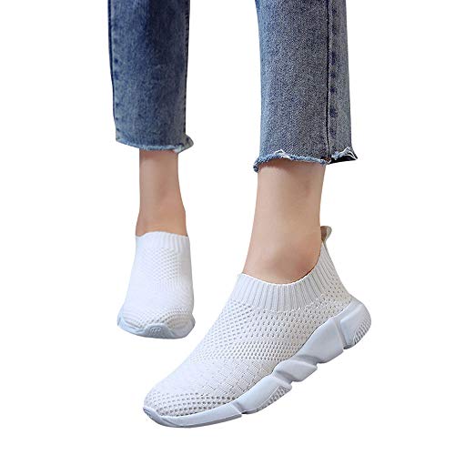 Damen Turnschuhe Basketballschuhe Atmungsaktive Mesh Fussbett Memory Schaum Plantarfasziitis Weichen Sohlen Schuhe Laufen Joggen Sports Plateau Casual Trainingsschuhe Dirndl Trachten Sportschuhe Oktob von Generisch