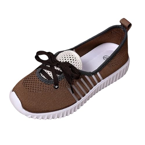 Damen Turnschuhe Orthopädische Schuhe Atmungsaktive Laufschuhe Anti-Rutsch Leichter Outdoor Wander Sportschuhe Plateau Casual Trainingsschuhe Barfußschuhe Slip On rutschfest von Generisch