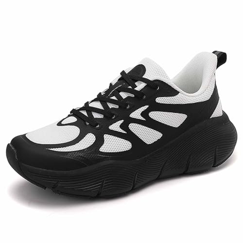 Damen Turnschuhe Sportschuhe Slip on Schuhe Leichtgewichts Atmungsaktiv Straßenlaufschuhe Anti-Rutsch rutschfest Hallenschuhe Freizeitschuhe Flach Trachtenschuhe Luftpolster Gym Fitness von Generisch
