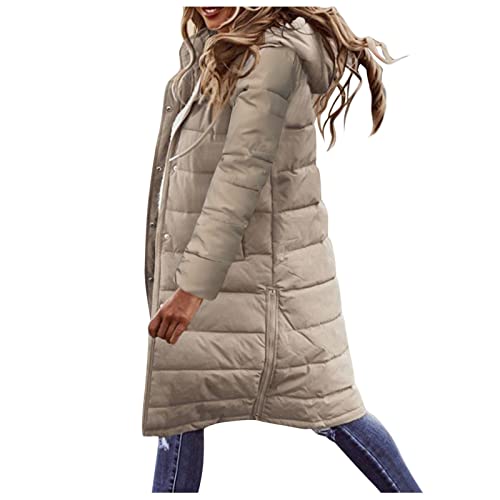 Damen Übergangsjacke Winter Warme Gesteppte Leichte Lang Strickjacke Puffer Mantel üBergangsmantel Damen Herbst Damen Mantel Tailliert Wolle Windbreaker Damen GefüTtert Schwarz Deal Jack Nasher Buch von Generisch