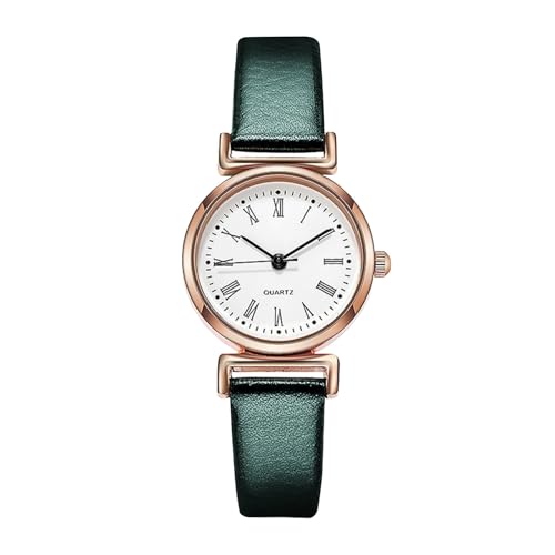 Damen Uhren Analog Quarz Edelstahl Modische Damenuhr Wunderschöne und kompakte Damenuhr Lässige und stilvolle Elegante Damenuhr Damenuhruhr Edelstahl (D, One Size) von Generisch