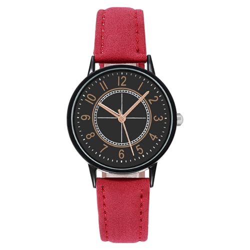Damen-Uhren Modische Damenuhr Wunderschöne und kompakte Damenuhr Lässige und einfache Elegante Damenuhr (A, One Size) von Generisch