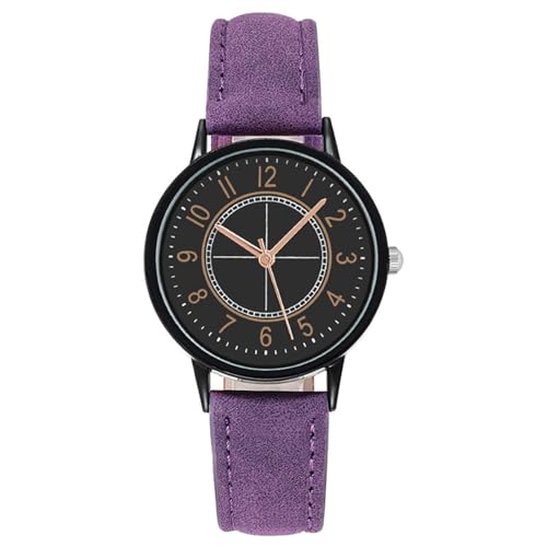 Damen-Uhren Modische Damenuhr Wunderschöne und kompakte Damenuhr Lässige und einfache Elegante Damenuhr (C, One Size) von Generisch