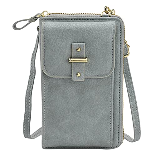 Damen-Umhängetasche, Freizeittasche, verstellbarer Riemen, Schultertasche, Lunchtasche mit Schultergurt, blau, Einheitsgröße Damen-Umhängetasche, Freizeittasche, verstellbarer Riemen, Schultertasche, Lunchtasche mit Schultergurt, blau, Einheitsgröße von Generisch