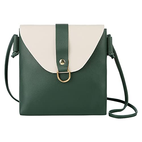 Damen-Umhängetasche, modisch, schlicht, solide, weiche Schnalle, praktische Kuriertasche, Damen-Umhängetasche, grün, Einheitsgröße Damen-Umhängetasche, modisch, schlicht, solide, weiche Schnalle, praktische Kuriertasche, Damen-Umhängetasche, grün, Einheitsgröße von Generisch