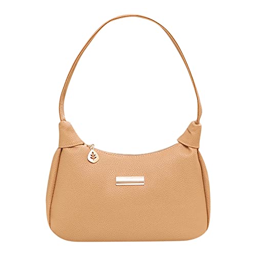 Damen-Umhängetasche, modisches Muster, schlicht, solider Reißverschluss, praktische Handtasche, niedliche Schultertasche, khaki, Einheitsgröße Damen-Umhängetasche, modisches Muster, schlicht, solider Reißverschluss, praktische Handtasche, niedliche Schultertasche, khaki, Einheitsgröße von Generisch