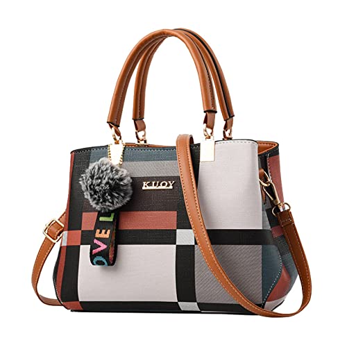 Damen Umhängetasche Messenger Bag Handtasche für Frauen Friseur Taschen Werkzeug Große Profi (Yellow, One Size) von Generisch