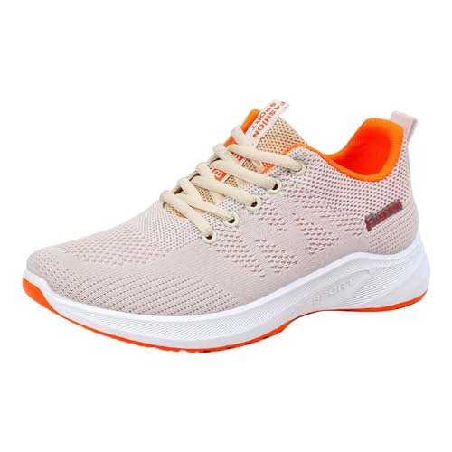 Damen Walkingschuhe Laufschuhe Wanderschuhe Sneaker Sport Trekking Turnschuhe Workout Jogging Outdoor Running Straßenlaufschuhe Freizeit Damens Schuhe,Sneaker Damen Grün,Halloween/Weihnachten/Geschenk von Generisch