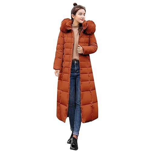 Damen Winterjacke Parka Jacke Fellkapuze Kapuzenjacke Warme sportlicher Mantel mit Kordelzug Outdoorjacke Mantel Damen Herbst Damen Mantel Rot Winterjacke Damen Kurz Schwarz Same Day Angebote von Generisch