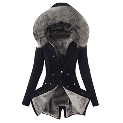 Damen Winterjacke Winter Warm Plus Fleece Mantel Plus Baumwollmantel Schwarz Gelb, Damen 01, XL Damen Winterjacke Winter Warm Plus Fleece Mantel Plus Baumwollmantel Schwarz Gelb, Damen 01, XL von Generisch