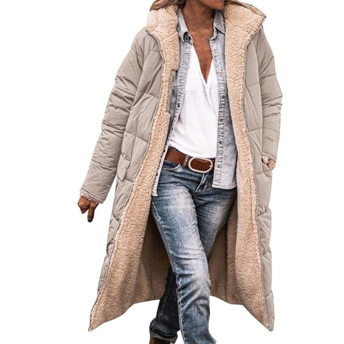 Damen Winterjacke Winter Warm Wintermantel Damen Lang Winterparka mit Gefüttert Kapuzenmantel Damen Steppmantel Langer Wintermantel Damen Jacke Schwarz Damen 48 Damen Winterjacke Winter Warm Wintermantel Damen Lang Winterparka mit Gefüttert Kapuzenmantel Damen Steppmantel Langer Wintermantel Damen Jacke Schwarz Damen 48 von Generisch