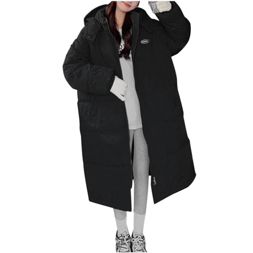 Damen Winterjacke Winter Warm Wintermantel Damen Lang Winterparka mit Teddyfell Gefüttert Kapuzenmantel Mantel Parka Damen-Mäntel Jacke Fleecemantel Skijacke Teddyfell Jacke Damen Lange Jacken von Generisch