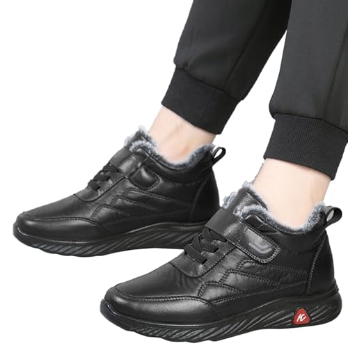 Damen Winterstiefel Winterstiefel Damen Gefüttert Winterboots Bequem Leicht Weitschaft Große Größen Winter Boots Women Elegant Ergonomie Breite Füße Winterschuhe von Generisch