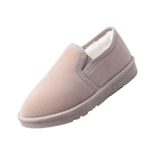 Damen Winterstiefel Winterstiefeletten Damen Gefüttert Winterboots Outdoor Rutschfeste Weitschaft Warme Fleece Kurzstiefeletten Elastische Ergonomie Winter Boots von Generisch