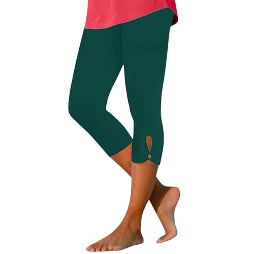 Damen Yoga Capris Hosen Sporthose Hohe Taille Leggings Yogahose Crop Gerades Bein Freizeithose Sportliche Übung Workout Jogginghose Leggings Mit Taschen Atmungsaktiv von Generisch