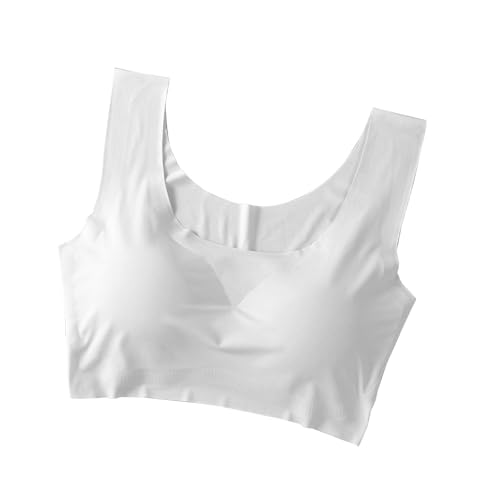 Damen Yoga-Sport BHS Ice Silk unterwäsche ohne Bügel Push up Damen-BHS Spitze Bustier Bequemer Einfarbig Bralette Sexy Crop Tops Große Größen Klassischer BH Ultrakomfortable Bra Top Damen Yoga-Sport BHS Ice Silk unterwäsche ohne Bügel Push up Damen-BHS Spitze Bustier Bequemer Einfarbig Bralette Sexy Crop Tops Große Größen Klassischer BH Ultrakomfortable Bra Top von Generisch