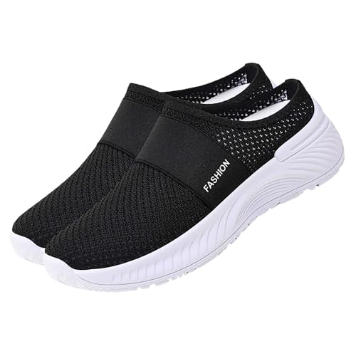 Damen orthopädische Schuhe, Damen Mesh Clogs Air Cushion Slippers Atmungsaktive Pantoletten Slip On Gartenschuhe Diabetiker Schlupfschuhe Leichte Strandschuhe von Generisch