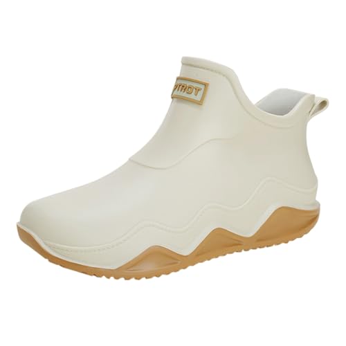 Damen wasserdichte Stiefel,Damen Halbhoch Gummistiefel Regenstiefel Oberfläche|Leichte Arbeitsschuhe Weich rutschfest Gartenschuhe Schmutzabweisend Trekking- & Wanderschuhe Bequemer Sommerschuhe Damen wasserdichte Stiefel,Damen Halbhoch Gummistiefel Regenstiefel Oberfläche|Leichte Arbeitsschuhe Weich rutschfest Gartenschuhe Schmutzabweisend Trekking- & Wanderschuhe Bequemer Sommerschuhe von Generisch