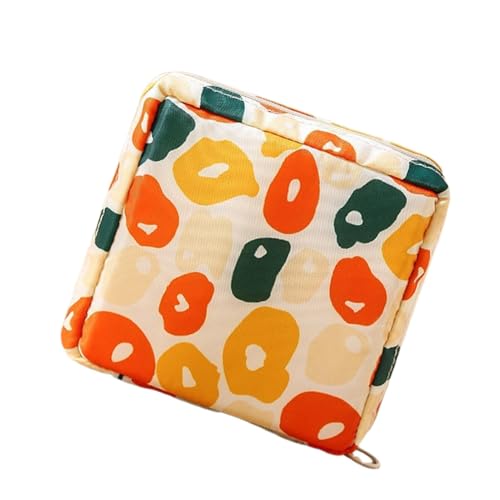 Damenbinden | Bedruckte Perioden-Tasche | Niedlicher Druck Damenbinden Tasche für Teenager – Tragbare Mädchen Periode Tasche, Feminine Pflegezeit Taschen für Slipeinlagen / Binden / Damenbinden von Generisch